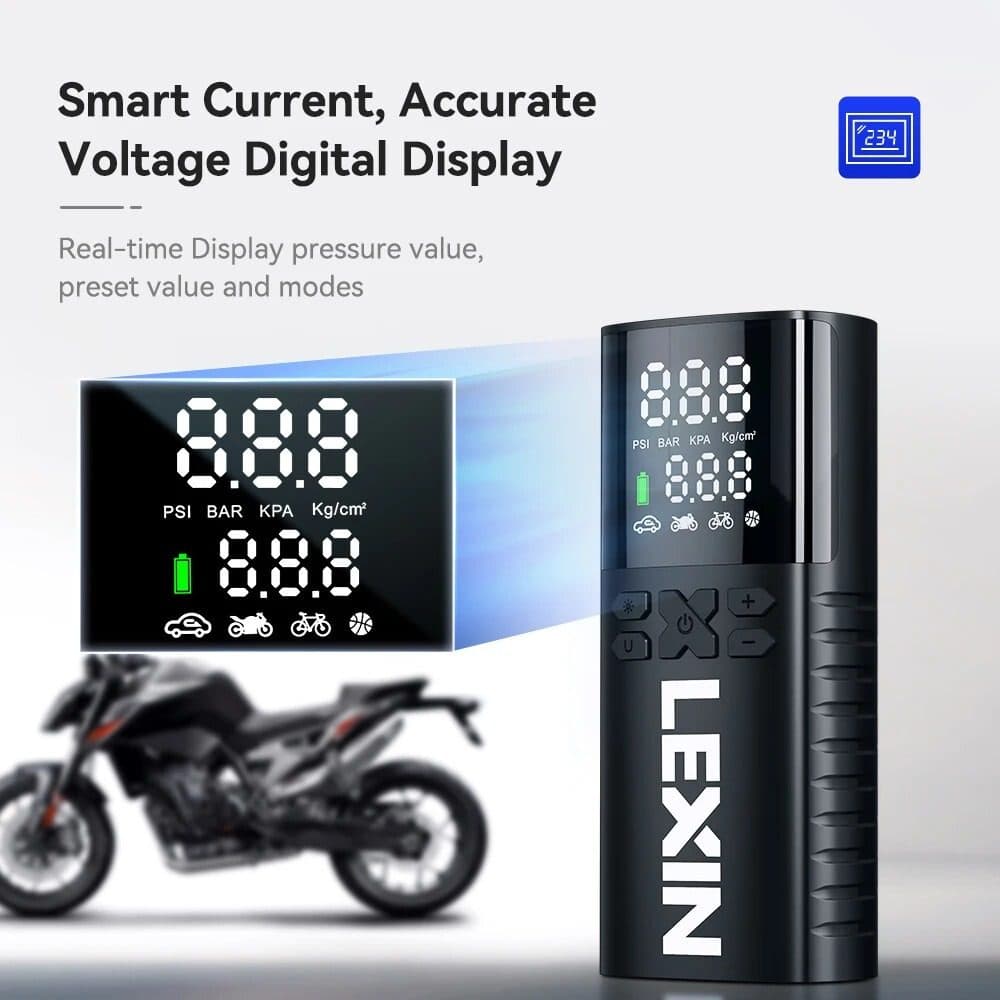 Bơm điện cầm tay thông minh LEXIN P4 (hàng Amazon) - Nhỏ Gọn Và Mạnh Mẽ, Tiện Lợi Mọi Nơi