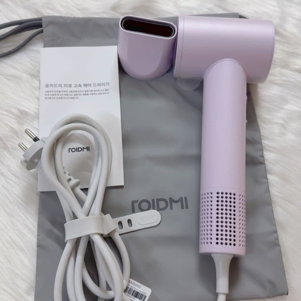 Máy Sấy Tóc ROIDMI MIRO Pro Phiên Bản Hàn Quốc, 20 Triệu Ion Âm, Siêu Nhẹ 316g