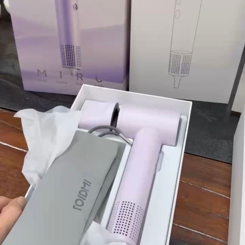 Máy Sấy Tóc ROIDMI MIRO Pro Phiên Bản Hàn Quốc, 20 Triệu Ion Âm, Siêu Nhẹ 316g