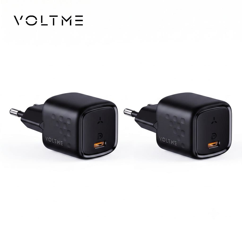 Combo 2 củ sạc nhanh 30W (chân tròn) VOLTME REVO 30 GAN CHARGER (30W) - V1186