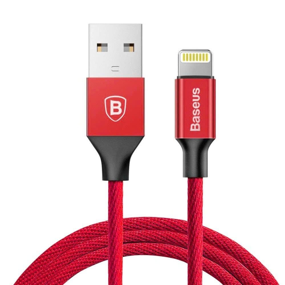 Cáp sạc iPhone 1.5A Baseus Yiven Lightning USB, bọc dù (màu ngẫu nhiên)-Độ dài (60cm-180cm-300cm)