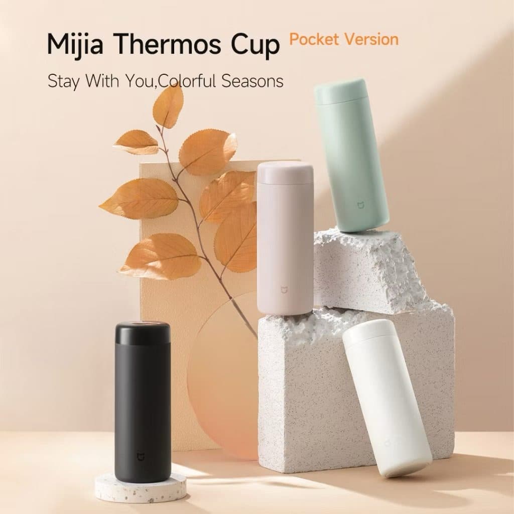 Bình Giữ Nhiệt XIAOMI Mijia 350ml MJKDB01PL, chất liệu ruột inox 316 , siêu nhẹ chỉ 170g