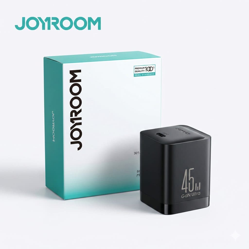 Sạc nhanh 45W chính hãng JOYROOM công nghệ GAN ULTRA JR-TCG12 (Màu hồng)