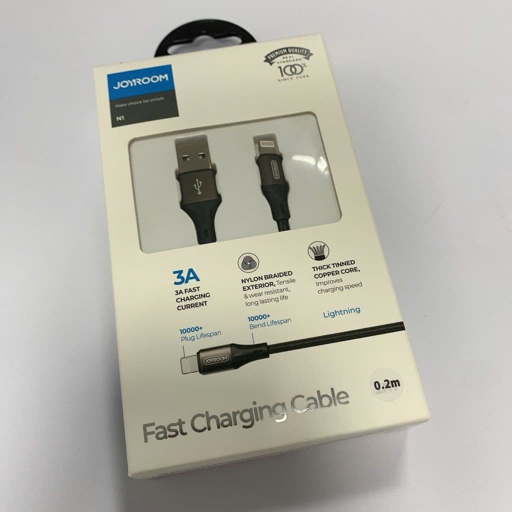 Dây cáp sạc iPhone ngắn 20cm chính hãng JOYROOM N1 SERIES (S-0230N1 - 0.2M)