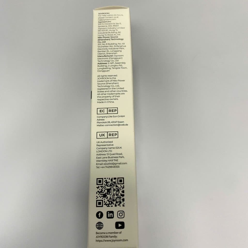 Dây cáp sạc iPhone ngắn 20cm chính hãng JOYROOM N1 SERIES (S-0230N1 - 0.2M)