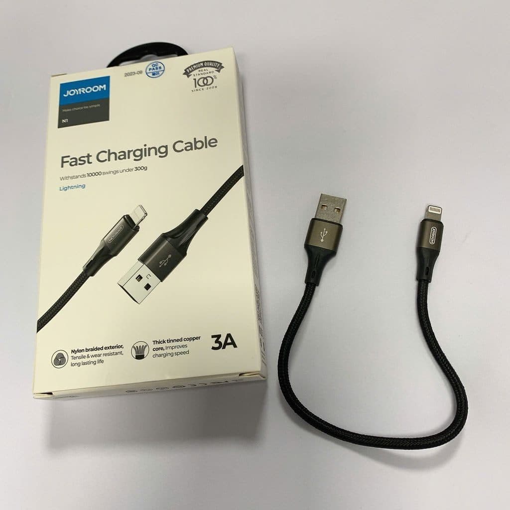 Dây cáp sạc iPhone ngắn 20cm chính hãng JOYROOM N1 SERIES (S-0230N1 - 0.2M)