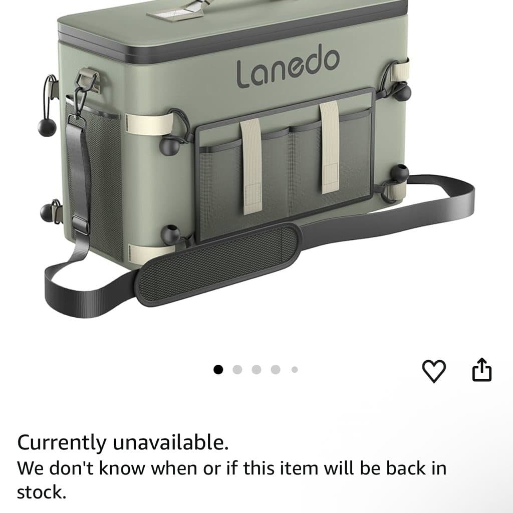 Túi đựng đồ camping, giữ nhiệt, bảo quản lạnh đồ uống hãng LANEDO COOLER (hàng Amazon)