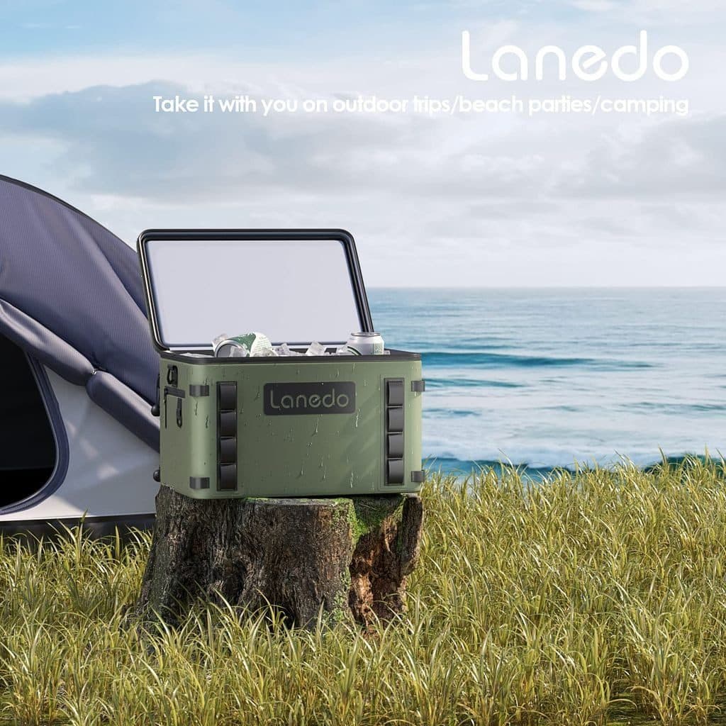 Túi đựng đồ camping, giữ nhiệt, bảo quản lạnh đồ uống hãng LANEDO COOLER (hàng Amazon)