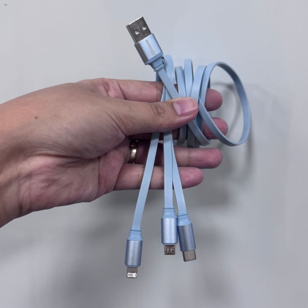 Dây cáp sạc 3 đầu DRAPOW CZ33 (L + C + M), sạc được iPhone 17