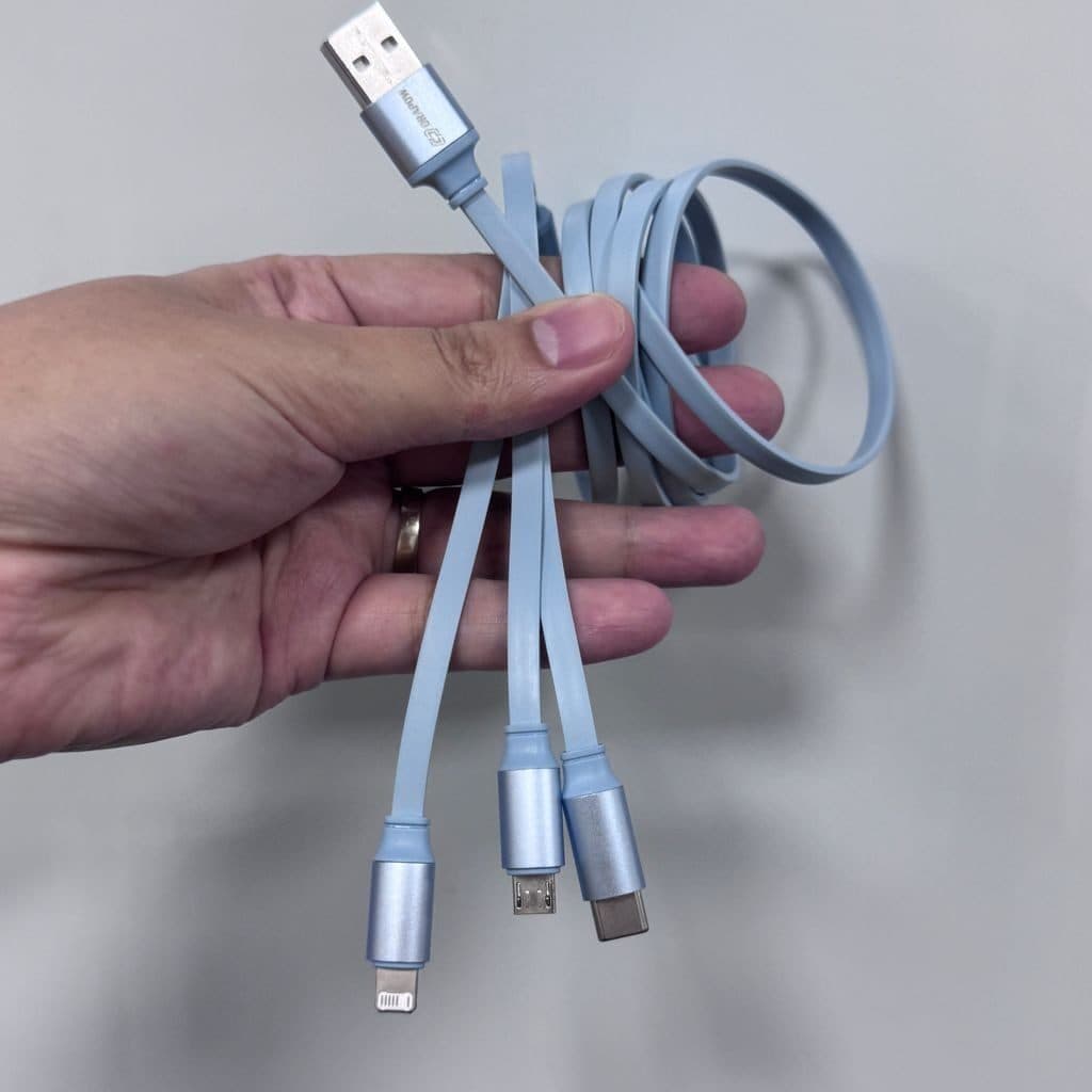 Dây cáp sạc 3 đầu DRAPOW CZ33 (L + C + M), sạc được iPhone 17