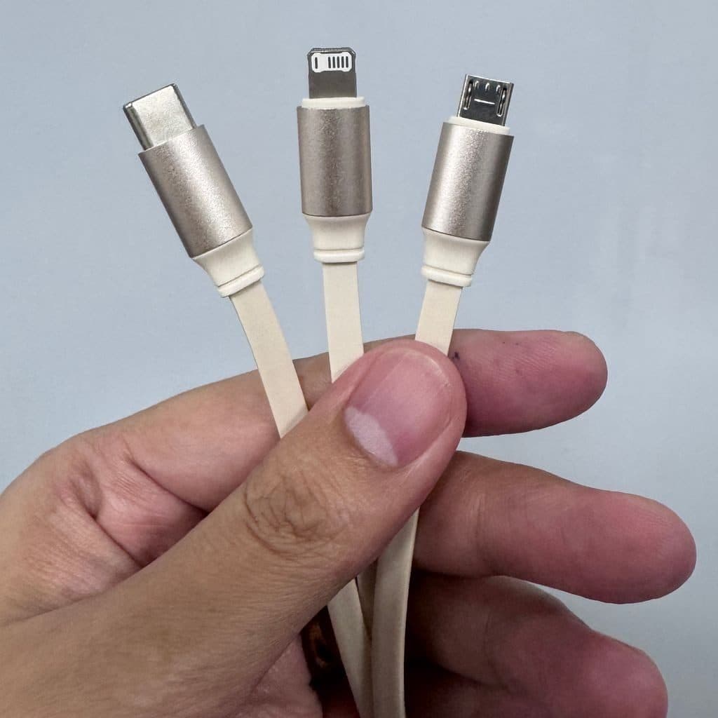 Dây cáp sạc 3 đầu DRAPOW CZ33 (L + C + M), sạc được iPhone 17