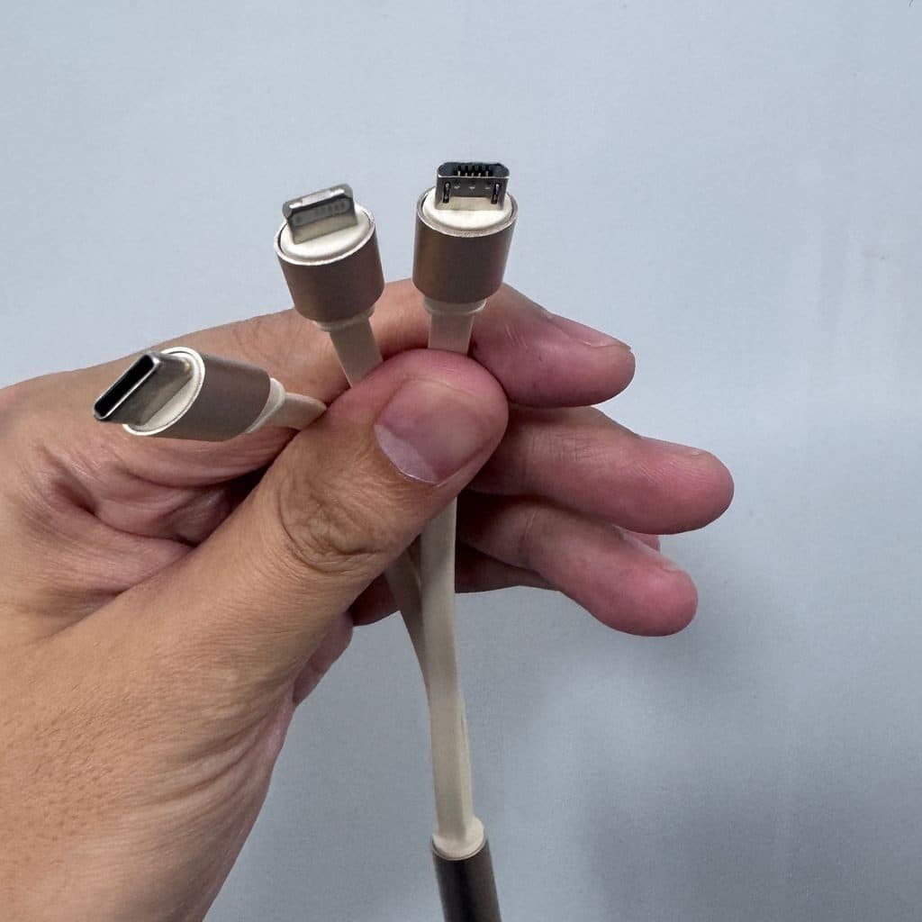 Dây cáp sạc 3 đầu DRAPOW CZ33 (L + C + M), sạc được iPhone 17