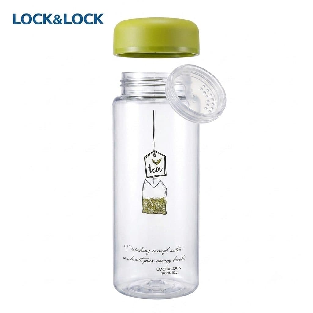 Bình nước Lock&Lock 500ml, nhựa tritan an toàn, có lưới lọc pha trà