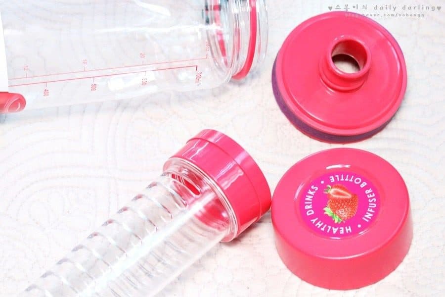 Bình nước cao cấp Lock&Lock 770ml HLC364, có lõi lọc trà, hoa quả detox