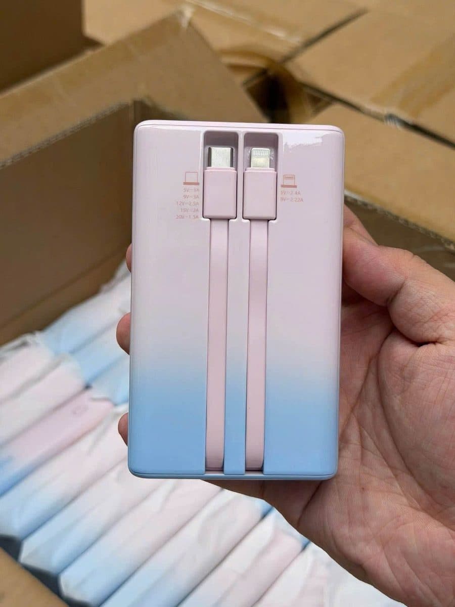 Sạc Dự Phòng Romoss 20.000mAh - Sạc nhanh 30w, kèm dây C-L, màu thời thượng - New nobox