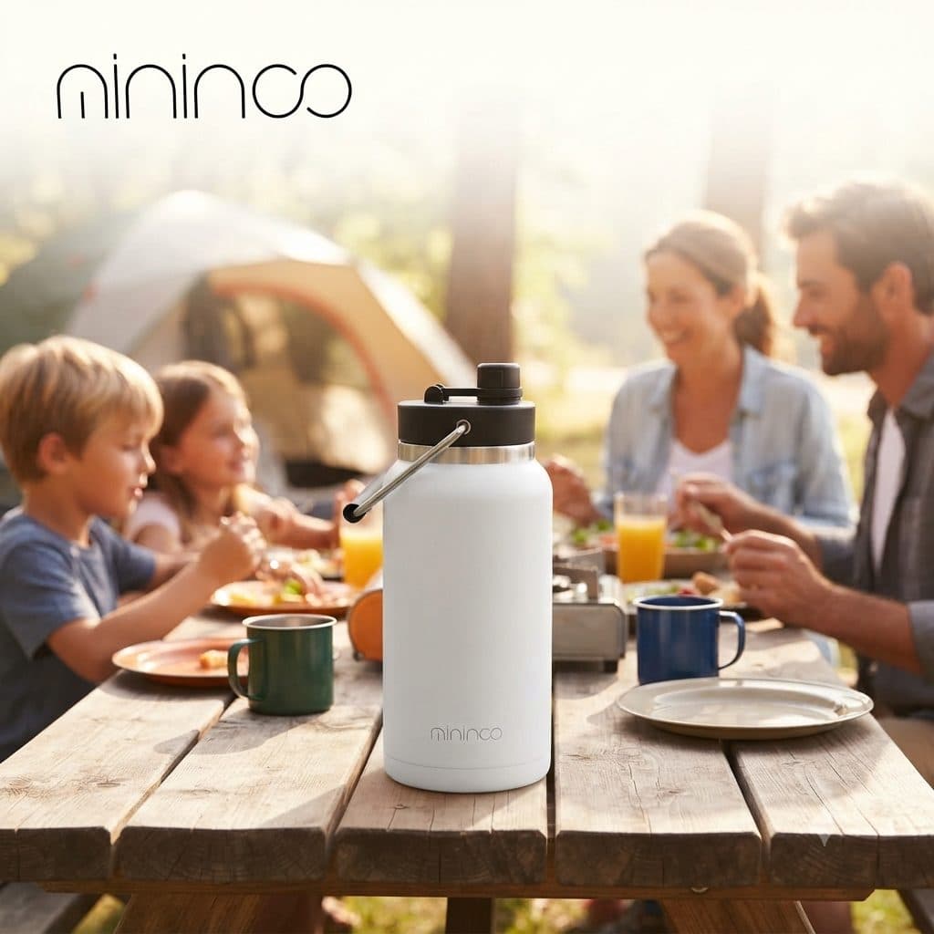 Bình giữ nhiệt cao cấp MININCO 1.8L , Giữ Lạnh 24 Giờ, Thép ko gỉ 18/8