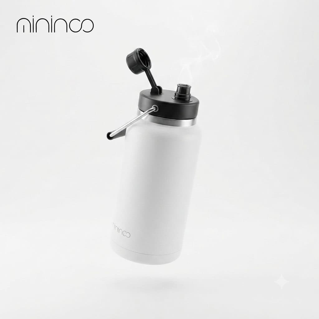 Bình giữ nhiệt cao cấp MININCO 1.8L , Giữ Lạnh 24 Giờ, Thép ko gỉ 18/8