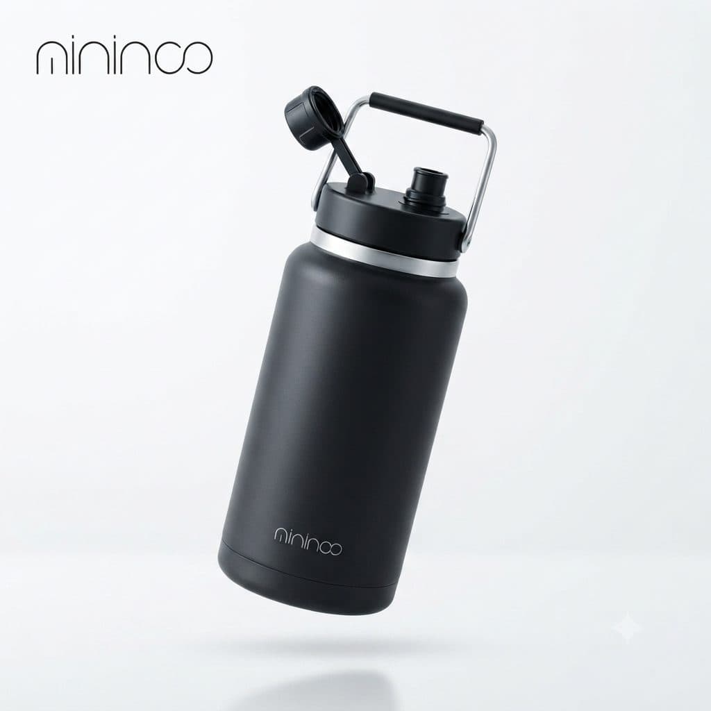Bình giữ nhiệt cao cấp MININCO 1.8L , Giữ Lạnh 24 Giờ, Thép ko gỉ 18/8