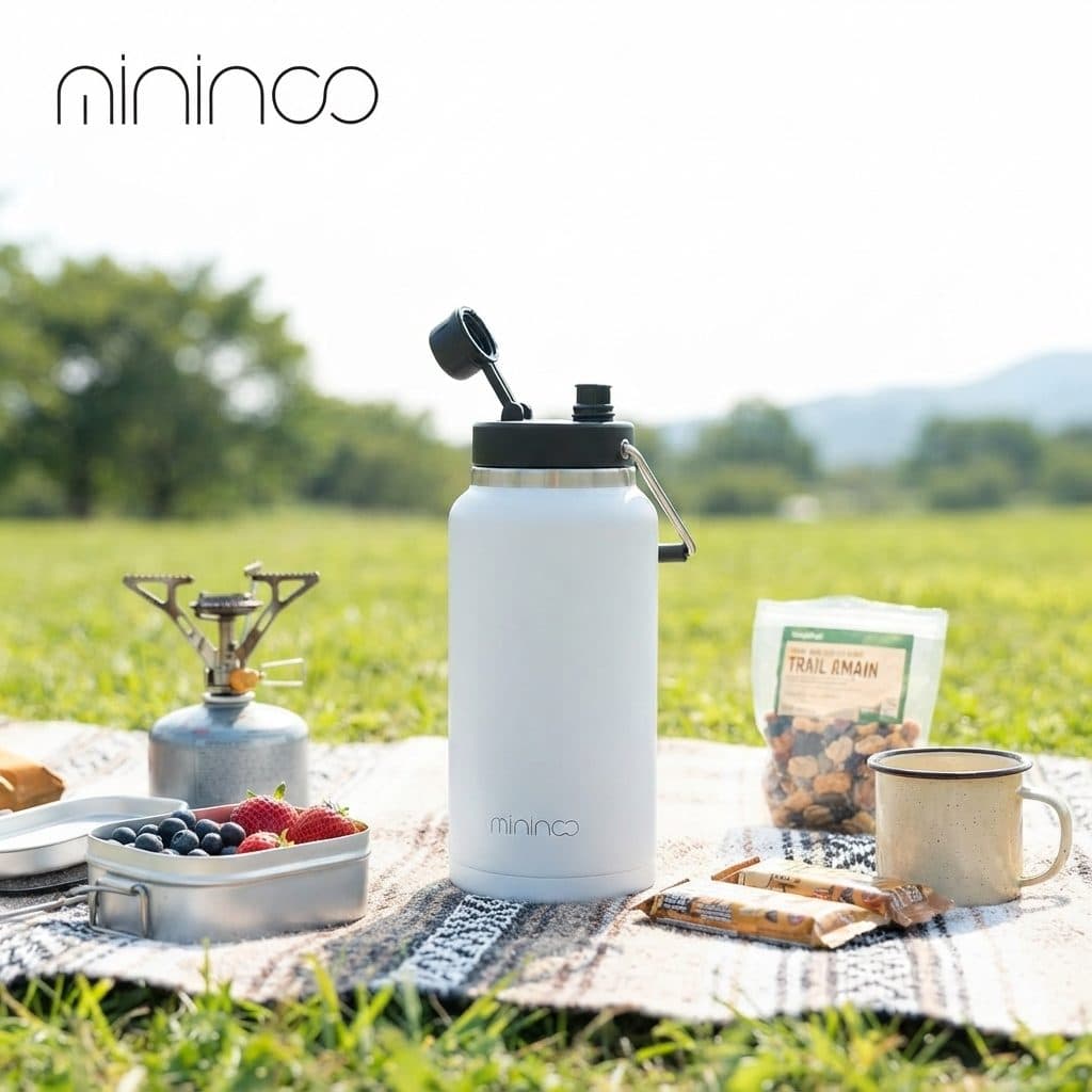Bình giữ nhiệt cao cấp MININCO 1.8L , Giữ Lạnh 24 Giờ, Thép ko gỉ 18/8