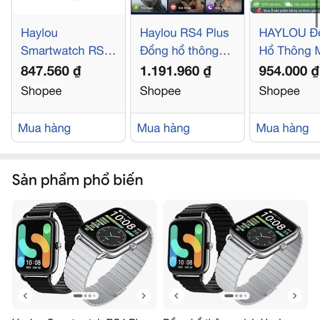 Đồng Hồ Thông Minh HAYLOU RS4 Plus - Phiên Bản quốc tế, 2 Dây (màu đen)